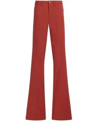 Marni - Pressed-Crease Flared Trousers - Lyst