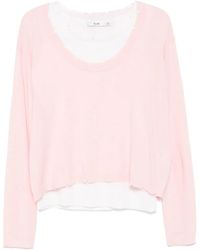B+ AB - レイヤード ニットトップ - Lyst