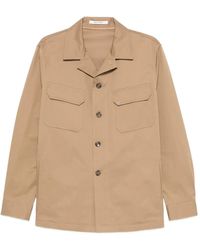 Tagliatore - Button-Up Field Jacket - Lyst