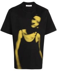 WOOD WOOD - Haider Dancing Cotton T-Shirt - Lyst