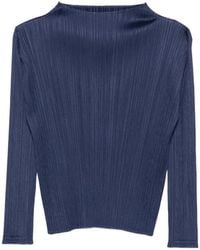 Pleats Please Issey Miyake - Pleated Top - Lyst