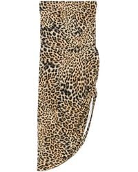 Norma Kamali - Strapless Side-Drape Mini Dress - Lyst