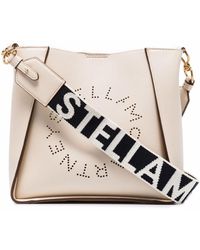 Stella McCartney - Mini Schultertasche mit Stella-Logo - Lyst