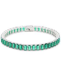 Hatton Labs - Emerald-cut Tennis-chain Bracelet - Lyst