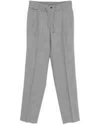PT Torino - Drawstring-Waist Pleated Trousers - Lyst
