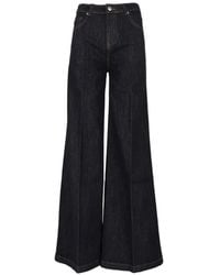 Ermanno Scervino - Pressed-Crease Wide-Leg Jeans - Lyst