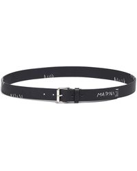 Marni - Mending Leather Belt - Lyst