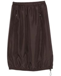 Cecilie Bahnsen - Drawstring-Hem Balloon Midi Skirt - Lyst