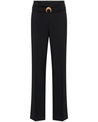 Marine Serre - Tailored Wool Flare Pants - Lyst
