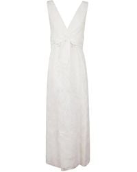 Giambattista Valli - Bow-Detail Floral-Lace Maxi Dress - Lyst
