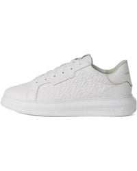 KARL LAGERFELD - Kapri Monogram Lace-Up Sneakers - Lyst