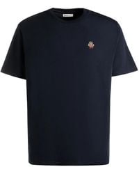 Bally - T-Shirt mit Logo-Stickerei - Lyst