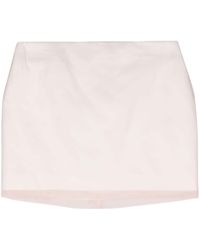 Sportmax - Double-layer Silk Miniskirt - Lyst