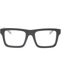 Gucci - Rectangle-Frame Glasses - Lyst