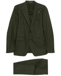 Tagliatore - Pinstripe-Pattern Single-Breasted Suit - Lyst