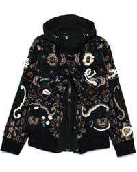 Sacai - フローラル フーデッドジャケット - Lyst