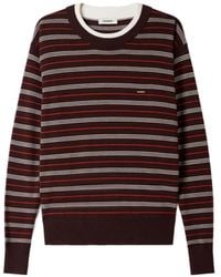 Sandro - Striped Wool Sweater - Lyst