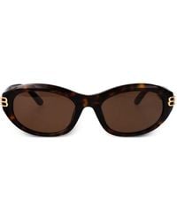Balenciaga - Gafas de sol con montura oval - Lyst
