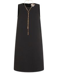 Twinset - Robe Sans Manches À Coupe Courte - Lyst