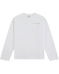 CASABLANCA - T-Shirt Glitch Orchid À Manches Longues - Lyst