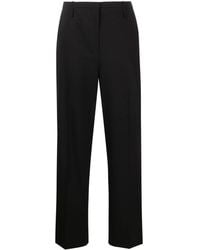 Ganni - Mid-Rise Tailored Trousers - Lyst