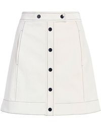 Cinq À Sept - Ciara Contrast-stitch Miniskirt - Lyst