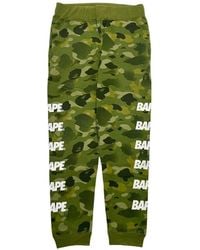 A Bathing Ape - Camouflage-Print Logo-Print Track Pants - Lyst