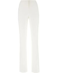 Sportmax - Slim-Cut Cotton Trousers - Lyst