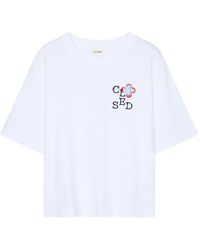 Closed - T-Shirt À Patch Logo - Lyst