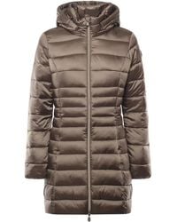 Save The Duck - Hooded Zip Coat - Lyst