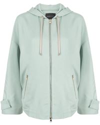 Lorena Antoniazzi - Stretch-Virgin Wool Hooded Jacket - Lyst
