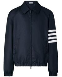 Thom Browne - Shiny Ripstop 4-Bar Track Jacket - Lyst