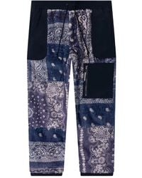 Neighborhood - Bandana-Pattern Track Pants - Lyst