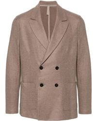 Harris Wharf London - Doppelreihiges Sakko Mit Wabenmuster - Lyst