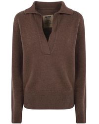 Uma Wang - Pull En Cachemire À Col Polo - Lyst