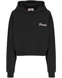 Laneus - Felpa Con Cappuccio E Logo - Lyst
