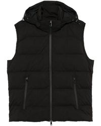 Paul & Shark - Hooded Quilted Gilet - Lyst