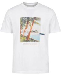 Jacob Cohen - Graphic-Print T-Shirt - Lyst