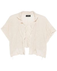 Cividini - Crinkled Cardigan - Lyst