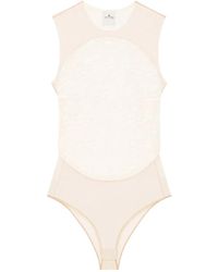 Courreges - Illusion Circle Lace Bodysuit - Lyst