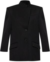 The Attico - Single-Breasted Virgin Wool Blazer - Lyst
