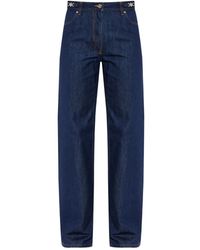 Versace - Jeans Con Design A Cinque Tasche - Lyst