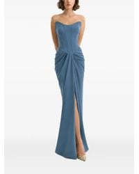 Gemy Maalouf - Strapless Corset-Style Dress - Lyst