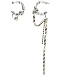 Justine Clenquet - Amber Chain-Link Earrings - Lyst