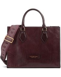 The Bridge - Leather Top-Handle Tote Bag - Lyst