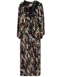 P.A.R.O.S.H. - Printed Crepe Dress - Lyst