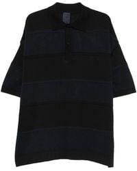 Juun.J - Polo Rayé À Empiècements En Mesh - Lyst