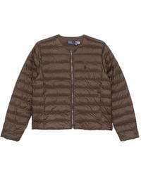 Polo Ralph Lauren - Logo-Embroidered Puffer Jacket - Lyst