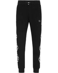 Philipp Plein - Monogram-Print Track Pants - Lyst