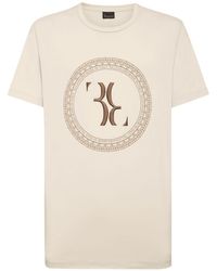Billionaire - Logo-embroidered Cotton T-shirt - Lyst